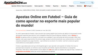 Apostas Online De Futebol