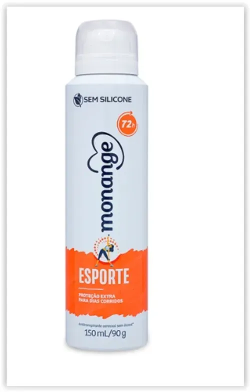 Desodorante Antitranspirante Aerossol Monange Esporte 150ml
