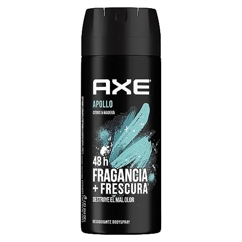 [ Rec/ + Por - ] Axe Antitranspirante Aerosol Apollo Proteo + Perfume Vetiver E Mandarina 150 Ml