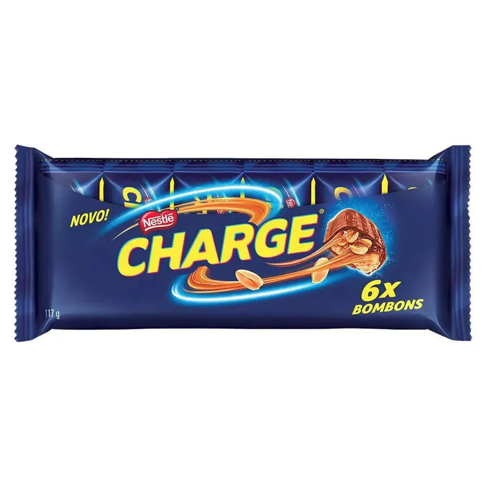 Nestl Chocolate Charge Pack Com 6 Unidades (117 Gramas)
