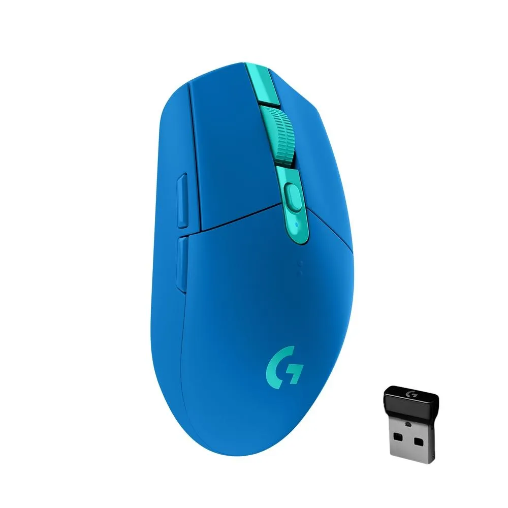 Mouse Gamer Sem Fio Logitech G305 Lightspeed Com 6 Botes Programveis E At 12.000 Dpi, Azul - 910-006013