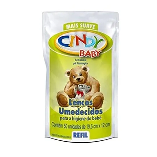 Sandy Baby Cindy Leno Umedecido Com 50 Unidades