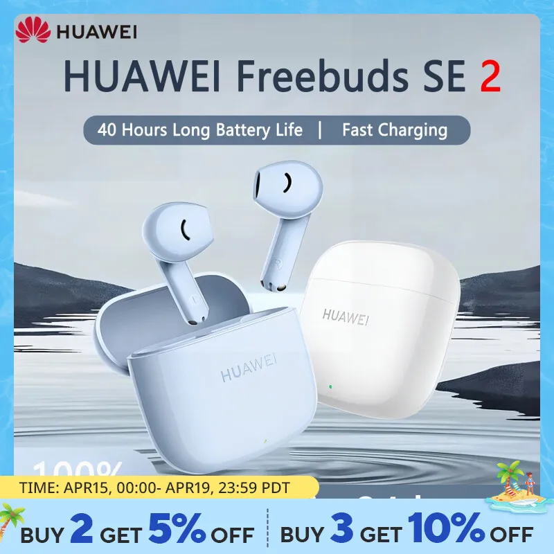[taxa Inclusa] Huawei Freebuds Se 2 Fones De Ouvido Sem Fio Bluetooth 5.3, Fones De Ouvid