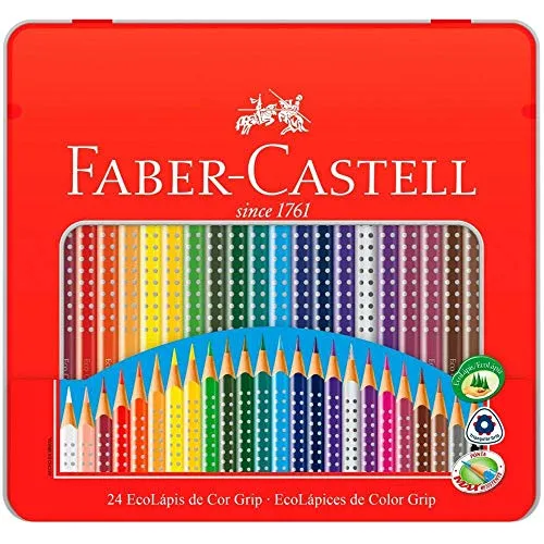 Lpis De Cor Ecolpis Colour Grip 24 Cores, Faber-castell