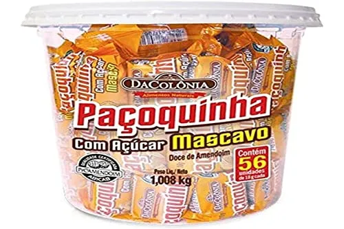 Da Colonia Paoca Rolha C/ Aucar Mascavo Pote C/56 Und Dacolonia