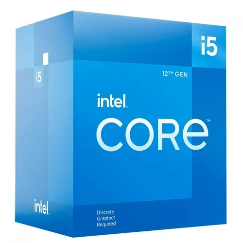 Processador Intel Core I5 12400f, 2.5ghz (4.4ghz Turbo), 12 Gerao, 6-cores 12-threads, Com Cooler