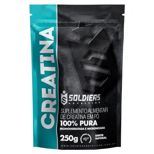 Creatina Monohidratada 100% Pura Soldiers Nutrition - 250g