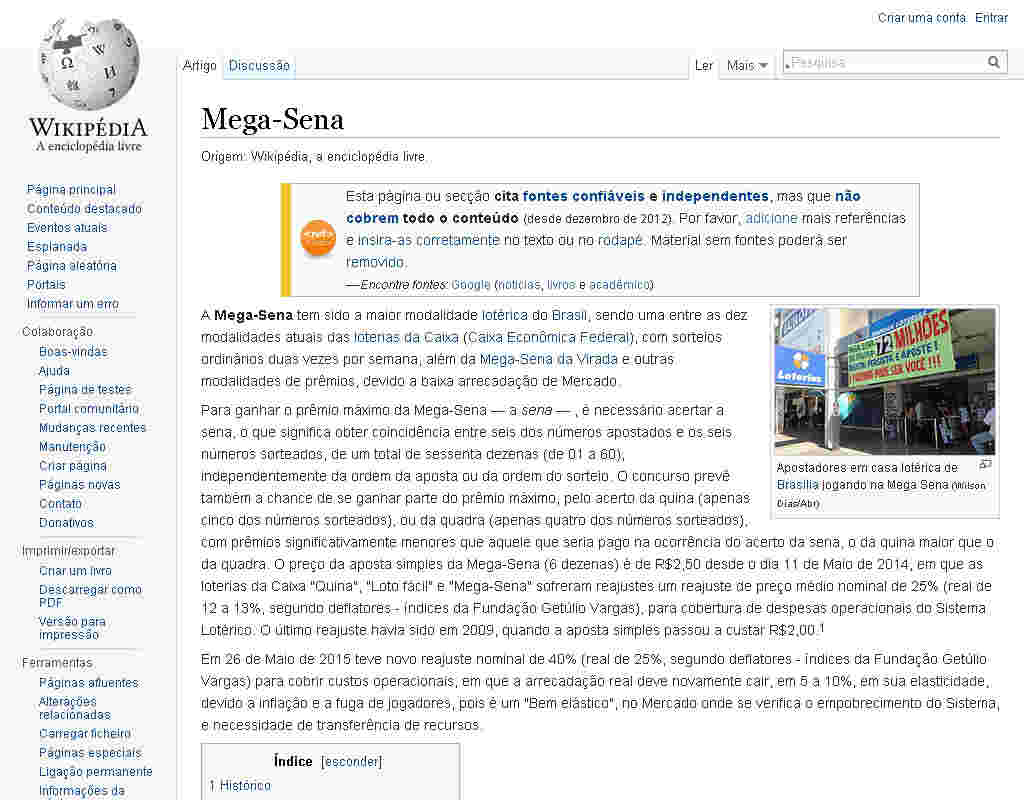 Wiki Megasena