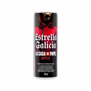 [rj] Cerveja Estrella Galicia La Casa De Papel Puro Malte Lata 350ml