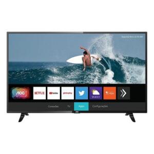 [r$1.286 Ame] Smart Tv Led Aoc 43" Full Hd Xmart Hdr 43s5295/78g | R$1.329