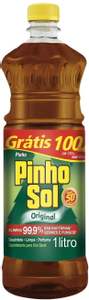 Desinfetante Pinho Sol Original 1000ml Promo Grtis 100ml | R$6
