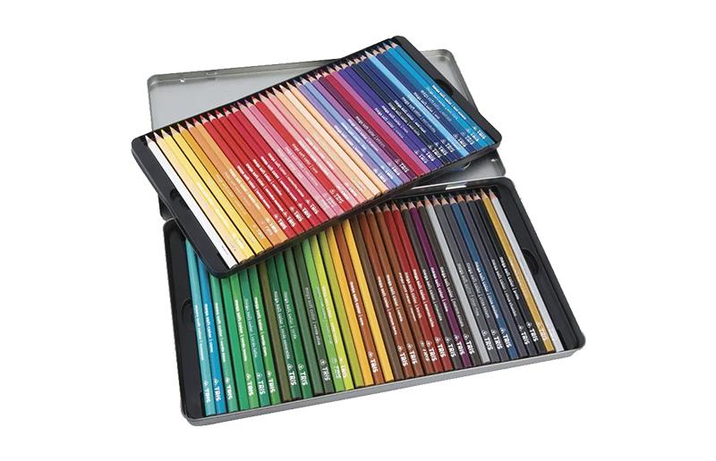 Lápis De Cor Mega Soft Color 72 Cores E Estojo Metálico Tris - 687247
