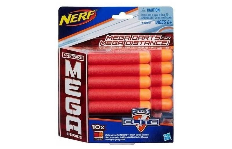 Refil Com 10 Dardos Para Lançador Nerf Mega Da Hasbro - Modelo A4368
