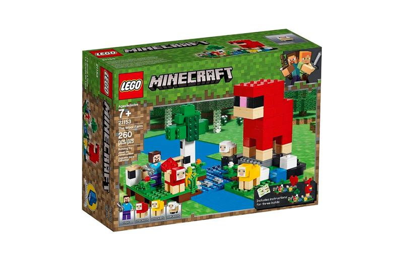 Lego Minecrafit: A Fazenda Da Lã - Lego 21153