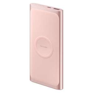 Carregador Portátil Wireless Samsung Usb Tipo C, 10.000 Mah, Rosé - Eb-u1200cppgbr | R$159