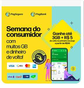 Ganhe R$5 + Bnus Na Primeira Recarga De Celular Pagbank