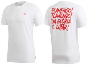 Camiseta Flamengo Adidas Street Graphic Masculina - Branco - R$60