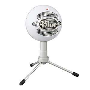 Microfone Condensador Usb Blue Snowball Ice - Branco - R$360