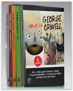 Box 6 Livros | Obras De George Orwell | P Da Letra | R$ 39