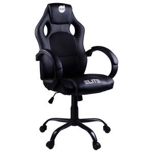 Cadeira Gamer Dazz Elite, 100 Kg, Mecanismo De Ajuste Butterfly, Black | R$630
