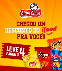 [elma Chips + Ifood] Leve 4 Pague 3
