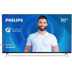 Smart Tv Philips 70" Uhd Hdr10 Dolby Vision | R$3999