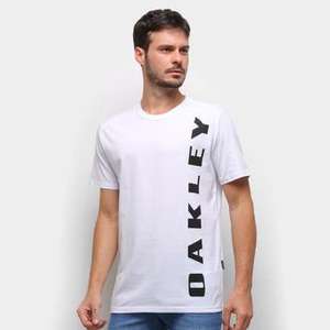 Camiseta Oakley Big Bark Masculina - Branco | R$ 38