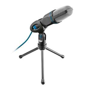 Microfone Trust Mico Preto/azul, T23790 | R$ 125