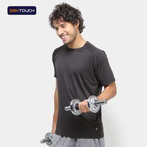Leve 6 Camiseta Gonew Dry Touch Workout Masculina - Preto | R$ 86