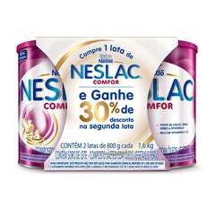 Kit Composto Lcteo Neslac Comfor 2 Unidades 800g | R$48