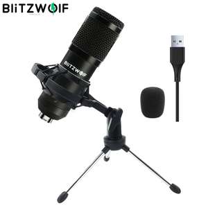 Microfone Blitzwolf Bw-cm Usb 48khz/24bit | R$166