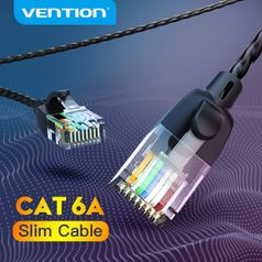 Cabo Ethernet -50cm - Vention Cat6a Ethernet Lan Cable Utp Rj