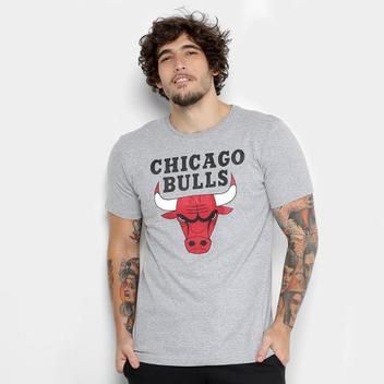 Camiseta Nba Chicago Bulls Big Logo Masculina - Vestuário Esportivo - Magazine Luiza