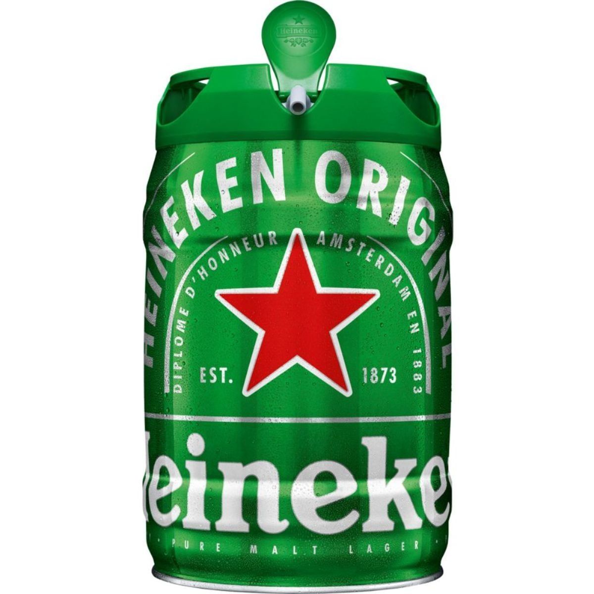 Leve 2 Cerveja Heineken Keg 5l