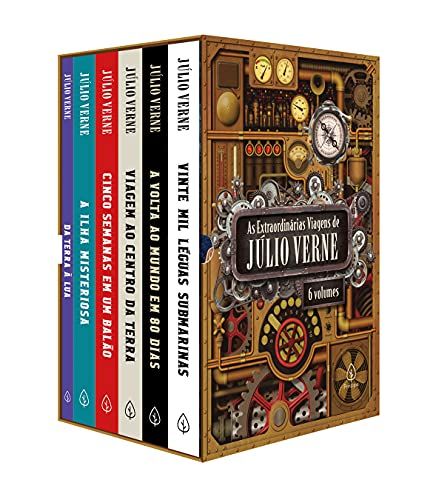 As Extraordinárias Viagens De Júlio Verne - Box Com 6 Títulos