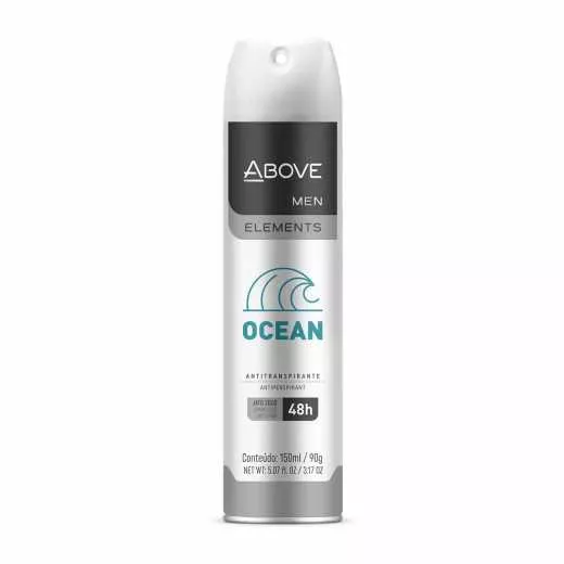 Above Desodorante Aerossol Antitranspirante Elements Ocean 150ml