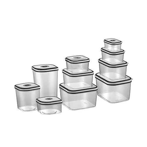 Prime Kit Potes De Plástico Hermético, 10 Unidades, Electrolux