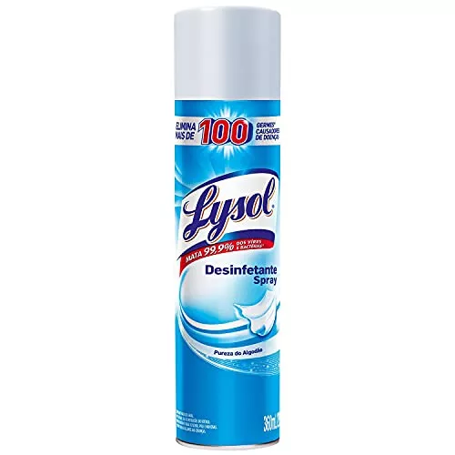 Desinfetante Spray Lysol - Pureza Do Algodo 295g