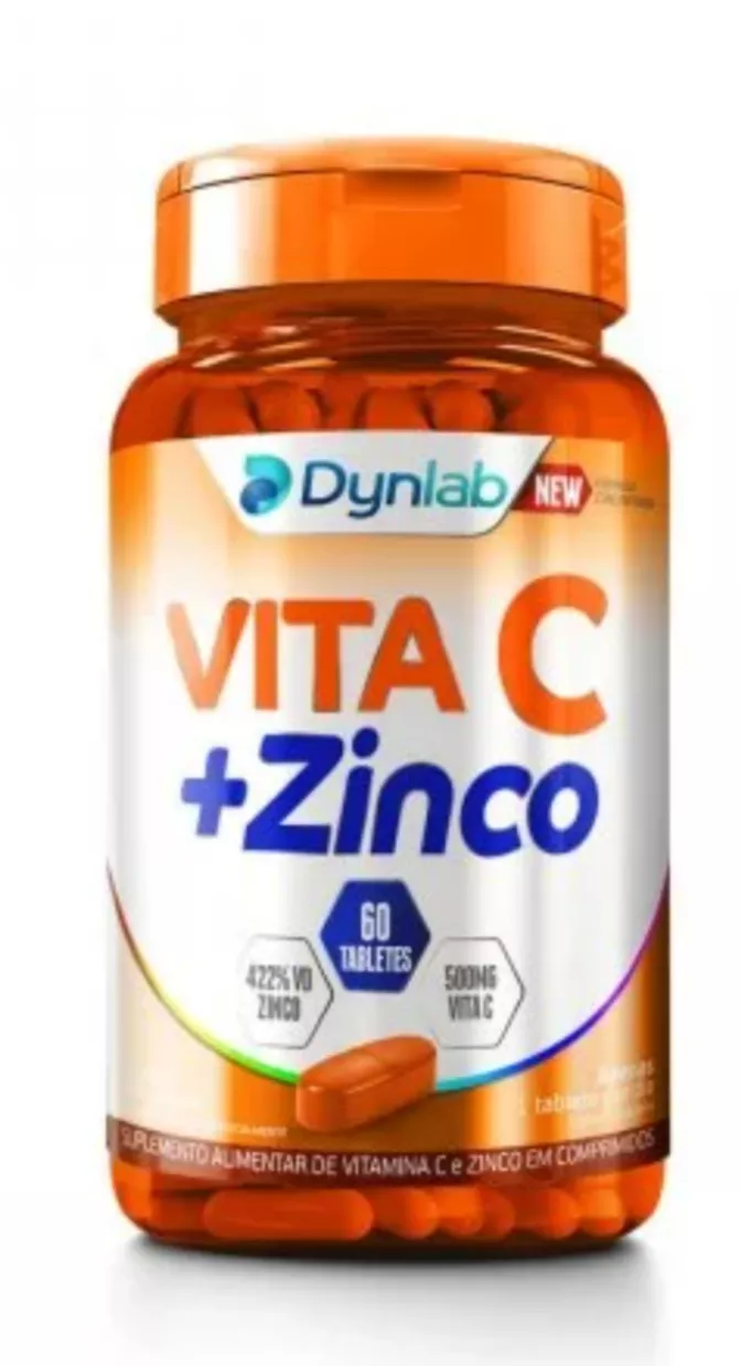Suplemento Alimentar Vita C 500mg + Zinco Com 60 Tabletes