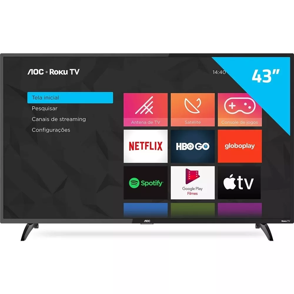 Smart Tv Aoc 43" S5195 Full Hd Roku Tv