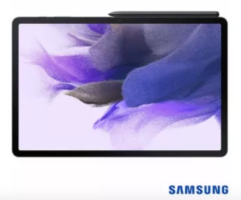 Tablet Samsung Galaxy S7 Fe Preto Com 12,4”, 4g, Android 11, Processador Snapdragon 750g - Sm7225 E 128gb
