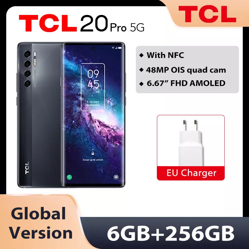 Smartphone Global Version Tcl 20 Pro 5g 6+256gb Nfc 6.67\