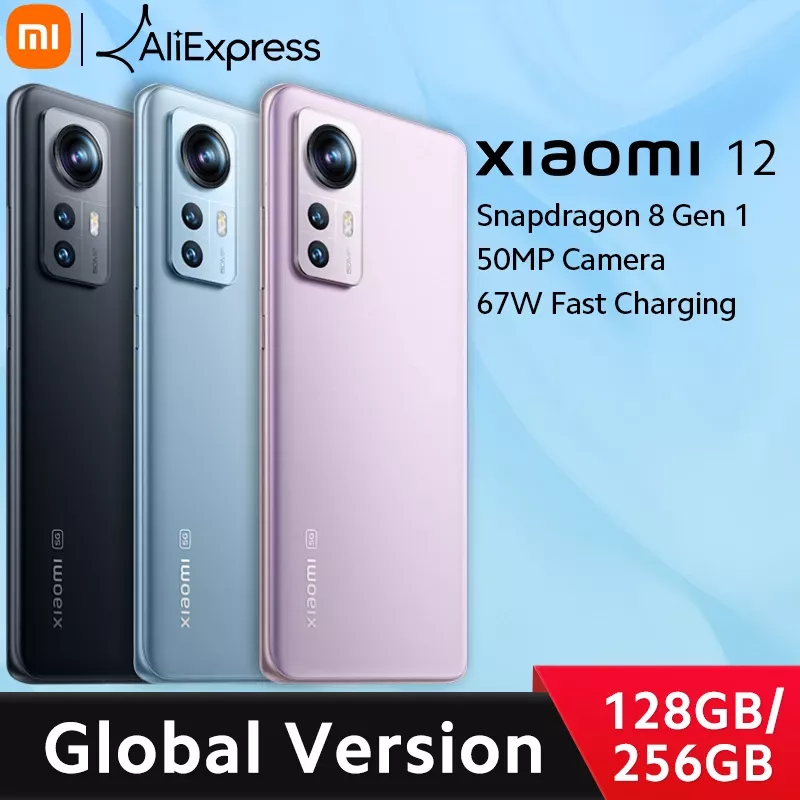 Smartphone Xiaomi Mi 12 - Snapdragon 8 Gen 1 - 128gb - 8gb Ram