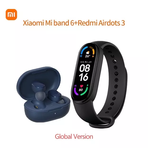 [internacional / Ame R$146] Xiaomi Redmi Airdots 3 + Mi Band 6