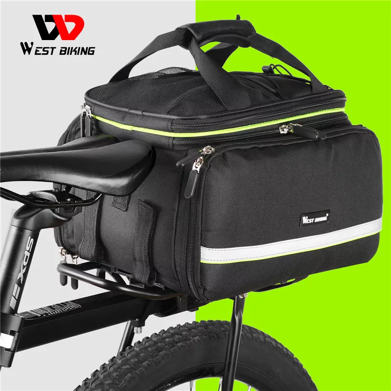 West Biking 3 In 1 Waterproof Bike Trunk Bag 10 - 25l