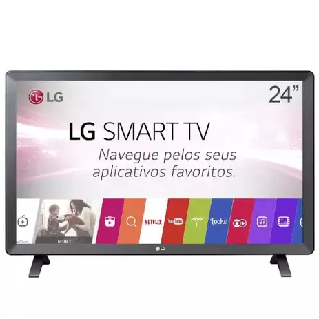 Smart Tv Monitor Lg Led 24´, 2 Hdmi, 1 Usb, Wi-fi - 24tl520s