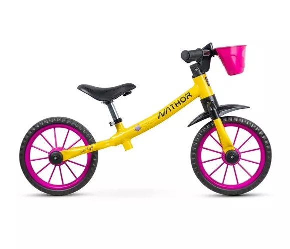 Bicicleta Infantil Aro 12 Sem Pedal Balance Bike Drop Garden - Nathor