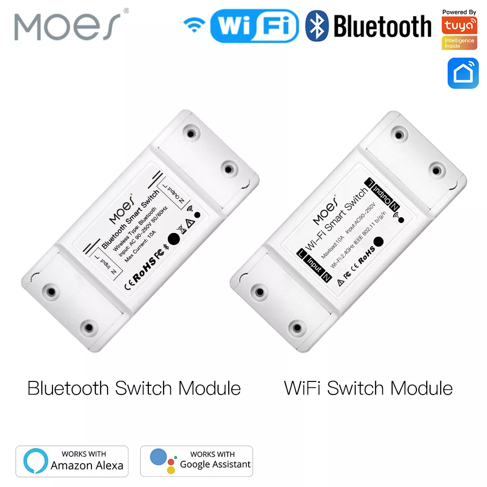 Wifi Bluetooth Interruptor De Luz Inteligente Universal Disjuntor Temporizador