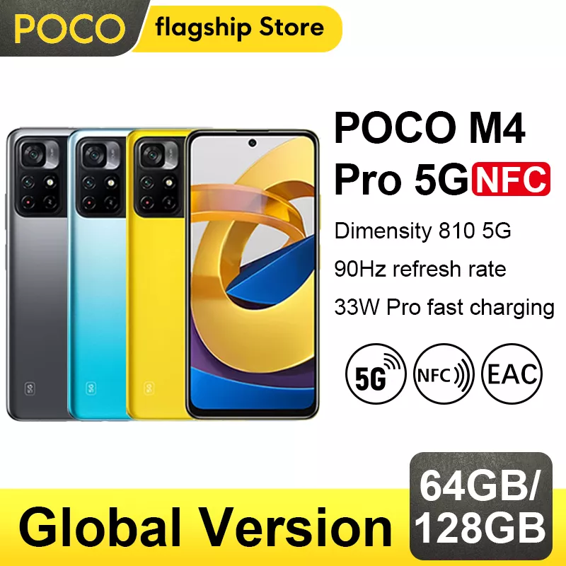 Smartphone Global Version Poco M4 Pro 5g Nfc 64gb / 128gb