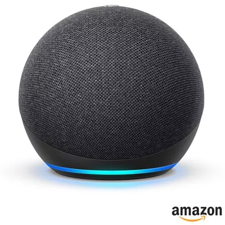[prime] Echo Dot(4ª Geração) Smart Speaker Amazon Com Alexa Preta